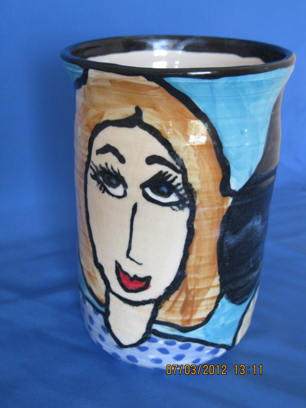 Blue Vase - Three Gals Blue Vase - Three Gals