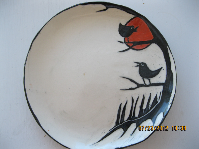 dinner plate Birds dinner plate Birds